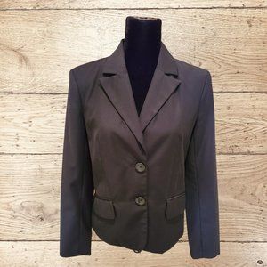 Merona Black Suit Jacket Small Poly-Rayon